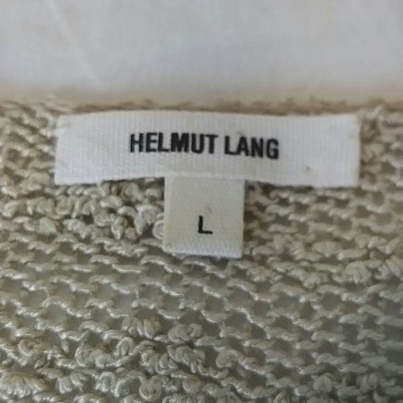 HELMUT LANG - silk open knit sweater - Picture 4 of 6